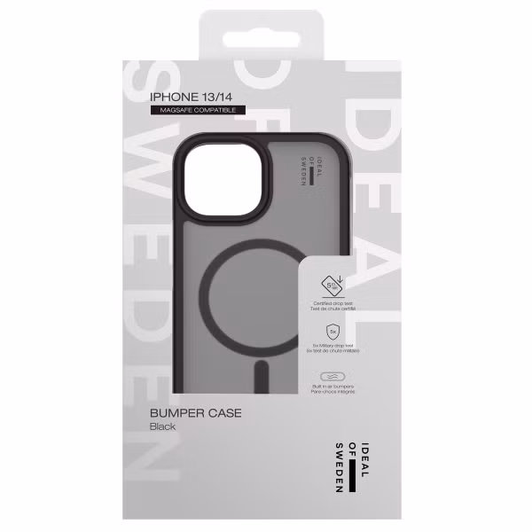 iDeal of Sweden Bumper Case MagSafe Apple iPhone 14 / 13 - Zwart