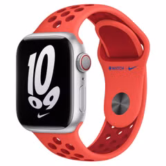 Apple Nike Sport Band Apple Watch Series 1-9 / SE - 38/40/41 mm / Series 10 - 42 mm - Bright Crimson / Gym Red