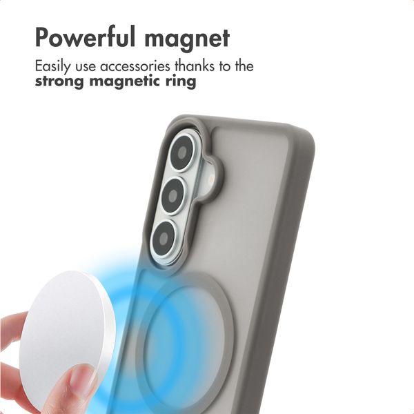 imoshion Colour Guard Back Cover with MagSafe Samsung Galaxy S26 - Grey