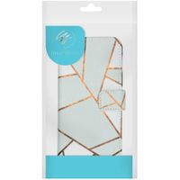 imoshion Design Softcase Bookcase Samsung Galaxy A41 - White Graphic