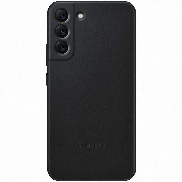 Samsung Originele Leather Backcover Galaxy S22 Plus - Zwart