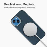 Accezz Mesh Backcover met MagSafe Apple iPhone 14 / 13 - Donkerblauw