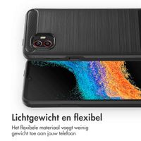 imoshion Brushed Backcover Samsung Galaxy Xcover 6 Pro - Zwart