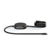 Zens Pro 2 USB-C Kabel met Draadloze Oplader voor telefoon / earbuds - MagSafe en Qi2 - Zwart