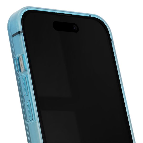 iDeal of Sweden Clear Case iPhone 14 Pro Max - Light Blue