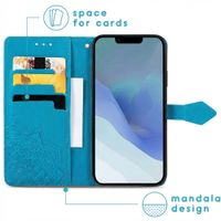 imoshion Mandala Bookcase Apple iPhone 14 / 13 - Turquoise