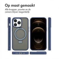 Accezz Ring Stand Backcover met MagSafe Apple iPhone 13 Pro Max - Blauw