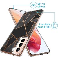 imoshion Design hoesje Samsung Galaxy S21 - Grafisch Koper / Zwart