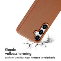 Accezz MagSafe Leather Backcover Samsung Galaxy S25 Plus - Sienna Brown