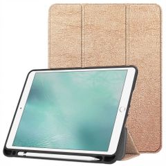 imoshion Trifold Bookcase Apple iPad 6 (2018) 9.7 inch / iPad 5 (2017) 9.7 inch / Air 2 (2014)/Air 1 (2013) - Rosé Goud