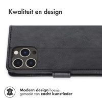 imoshion Luxe Bookcase iPhone 14 Pro - Zwart