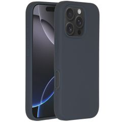 Accezz Liquid Silicone Back Cover with MagSafe Apple iPhone 16 Pro - Dark Blue