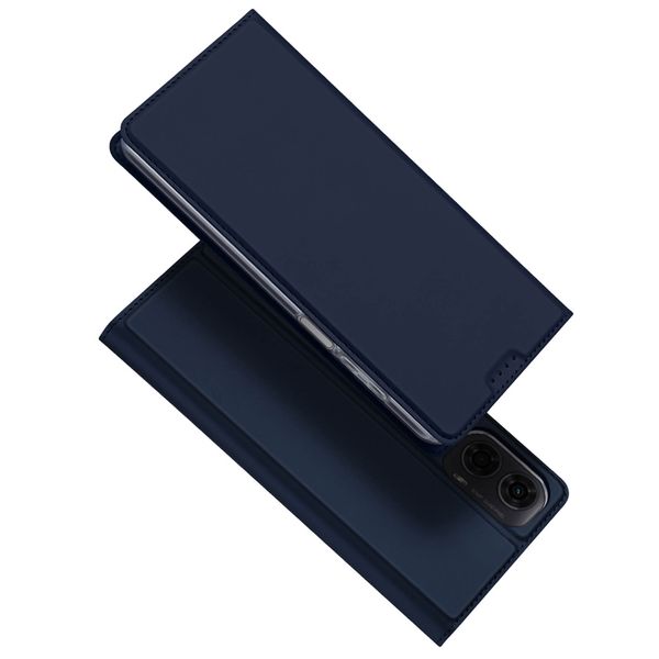 Dux Ducis Slim Softcase Bookcase Motorola Moto G04 / G24 / G24 Power - Donkerblauw