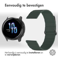 imoshion Magnetisch lederen bandje  - Universeel 22 mm aansluiting - Groen