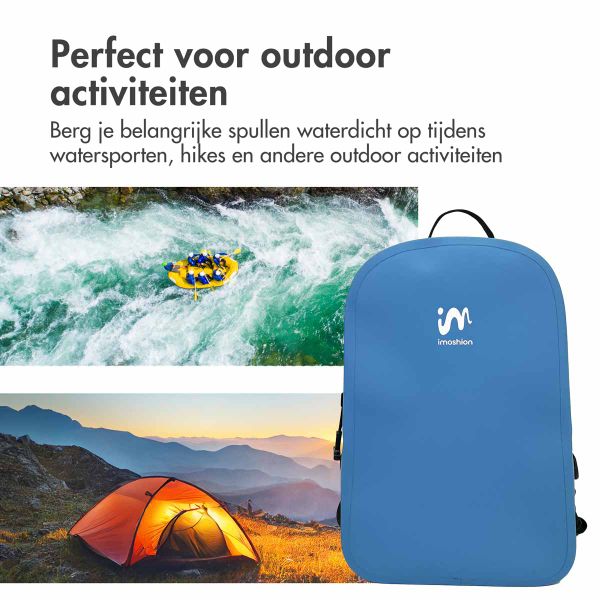 imoshion Air-Tight Waterproof rugzak 16L - Medium - Soft Blue
