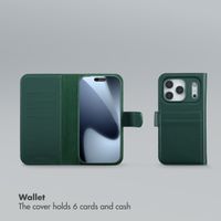 Selencia Olyn Detachable Bookcase with MagSafe Apple iPhone 17 Pro - Green