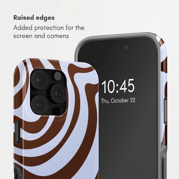 Selencia Vivid Case with MagSafe Apple iPhone 16 Pro Max - Dream Swirl Chocolate