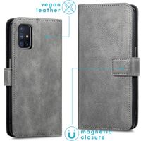 imoshion Luxe Bookcase Samsung Galaxy M31s - Grijs