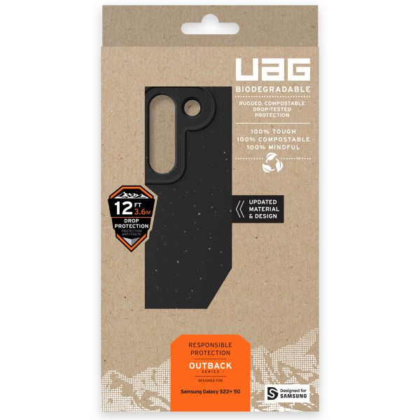 UAG Outback Backcover Samsung Galaxy S22 Plus - Zwart