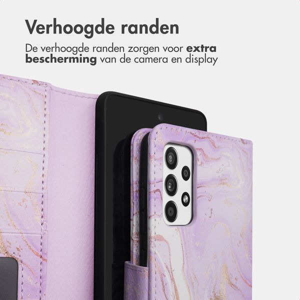 imoshion Design Bookcase Samsung Galaxy A52(s) (5G/4G) - Purple Marble