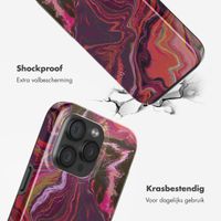 Selencia Vivid Backcover met MagSafe Apple iPhone 15 Pro - Marble Purple