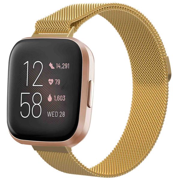 imoshion Milanees magnetisch bandje Fitbit Versa 2 / Versa Lite - Goud