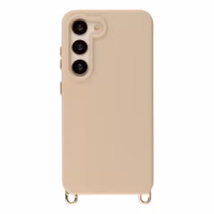 Selencia Rivièra MagSafe Backcover met afneembare haakjes Samsung Galaxy S23 - Milky Latte