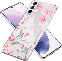 imoshion Design hoesje Samsung Galaxy S21 Plus - Bloem - Roze