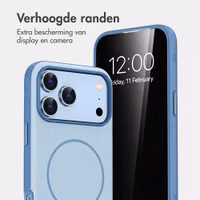 imoshion Color Backcover met Thin MagSafe Ring Apple iPhone 18 Pro / 17 Pro - Lichtblauw