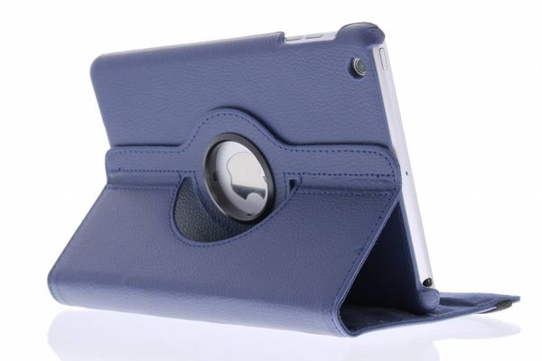 360° Draaibare Bookcase iPad Mini 3 (2014) / Mini 2 (2013) / Mini 1 (2012) - Blauw