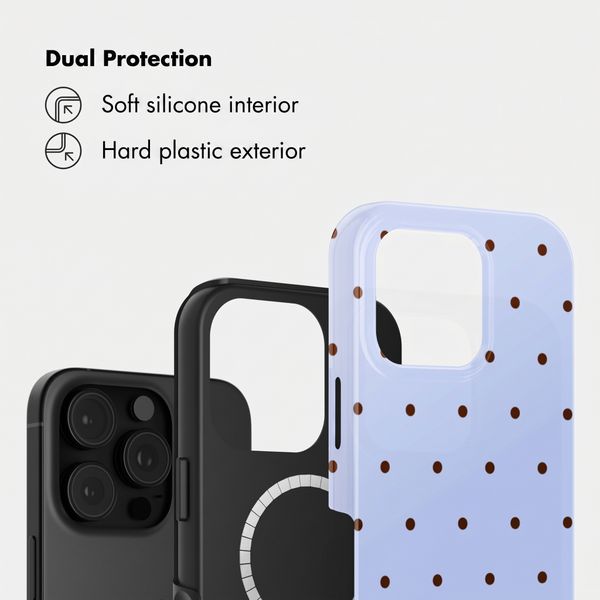 Selencia Vivid Back Cover with MagSafe Apple iPhone 16 Pro - Happy Dots Digital Sky