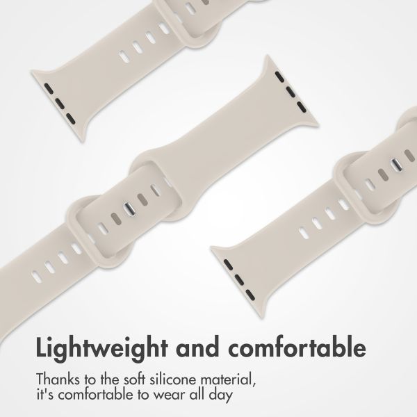 imoshion Silicone⁺ Strap Apple Watch | 44/45/46/49 mm - Size M/L - Starlight