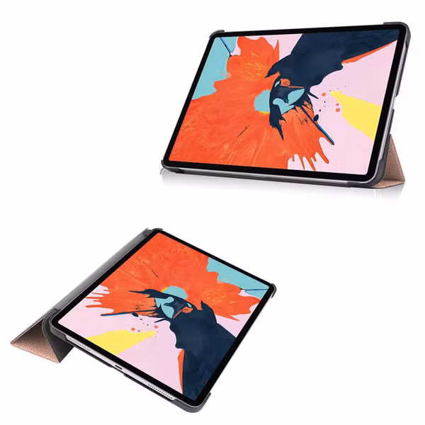 imoshion Trifold Bookcase Apple iPad Air 11 inch (2025) M3 / (2024) M2 / Air 5 (2022) / Air 4 (2020) - Rosé Goud