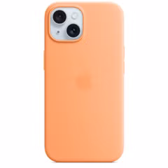 Apple Silicone Backcover MagSafe Apple iPhone 15 - Orange Sorbet
