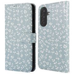 imoshion Design Bookcase Samsung Galaxy A37 (5G) - Smoke Green Flowers