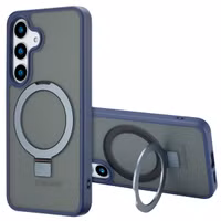 Accezz Ring Stand Backcover met MagSafe Samsung Galaxy S25 Plus - Blauw