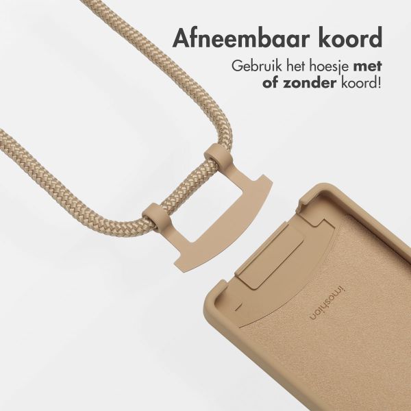 imoshion Color Backcover met afneembaar koord MagSafe Samsung Galaxy S25 Ultra - Beige