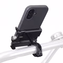 imoshion Aluminium Telefoonhouder Fiets - Lichtgewicht - Universeel - Zwart