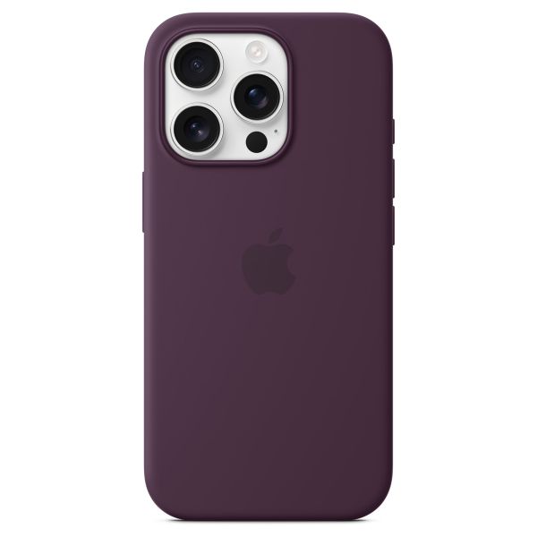 Apple Silicone Backcover MagSafe Apple iPhone 16 Pro - Plum