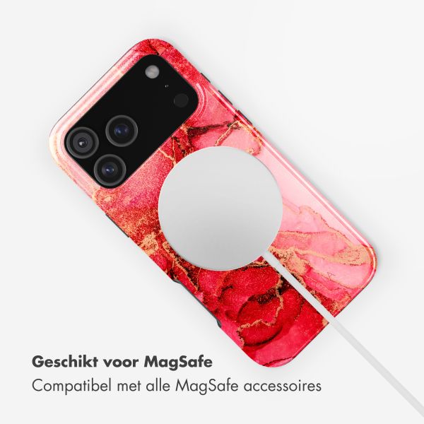 Selencia Vivid Backcover met MagSafe Apple iPhone 17 Pro Max - Rosy Marble