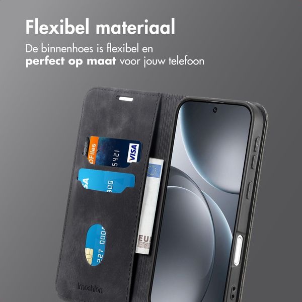 imoshion Slim Bookcase Oppo Find X9 Pro - Zwart