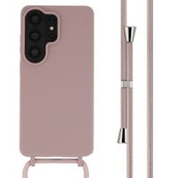 imoshion Silicone Case with Strap Samsung Galaxy S26 Ultra - Sand Pink