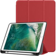 imoshion Trifold Bookcase iPad 6 (2018) 9.7 inch / iPad 5 (2017) 9.7 inch / Air 2 (2014) /Air 1 (2013) - Rood