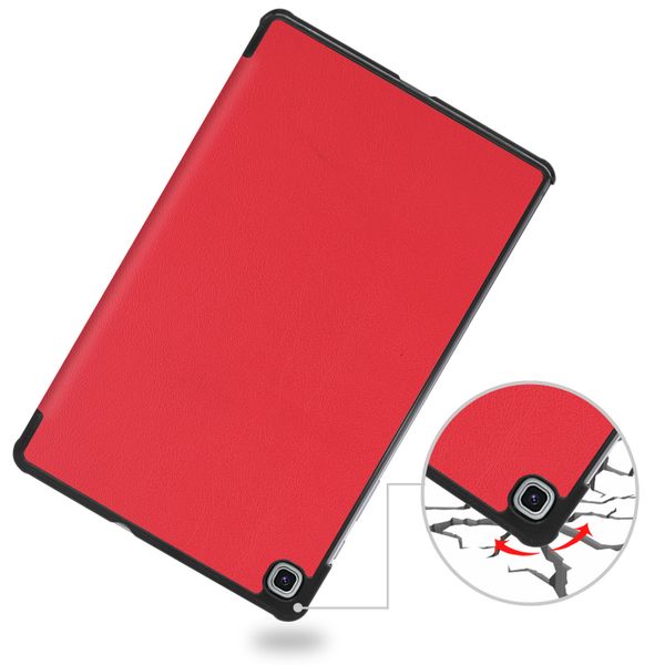 imoshion Trifold Bookcase Samsung Galaxy Tab S6 Lite / Tab S6 Lite (2022) / Tab S6 Lite (2024) - Rood