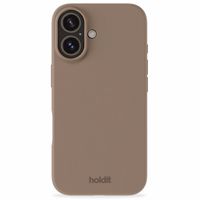Holdit Silicone Case Apple iPhone 16 Plus - Mocha Brown