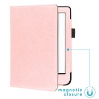 imoshion Vegan Leather Bookcase Tolino Shine 4 - Rosé Goud