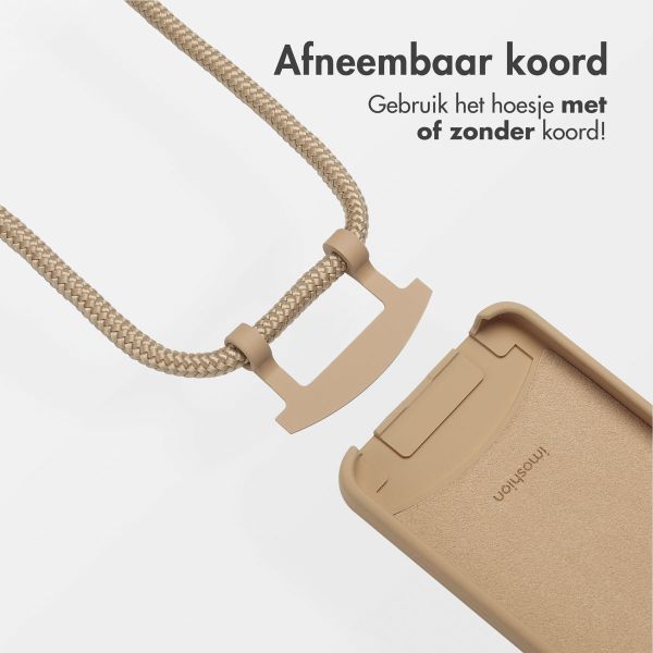 imoshion Color Backcover met afneembaar koord MagSafe Samsung Galaxy S24 / S25 - Beige