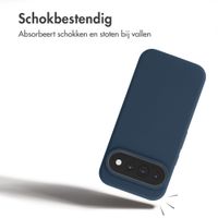 Accezz Liquid Silicone Backcover met MagSafe Google Pixel 11 / 11 Pro / 10 / 10 Pro - Donkerblauw