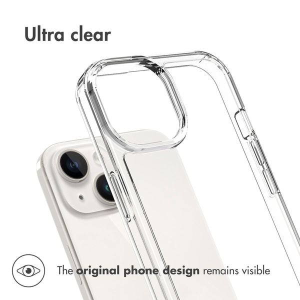 Accezz Xtreme Impact Back Cover Apple iPhone 15 - Transparent