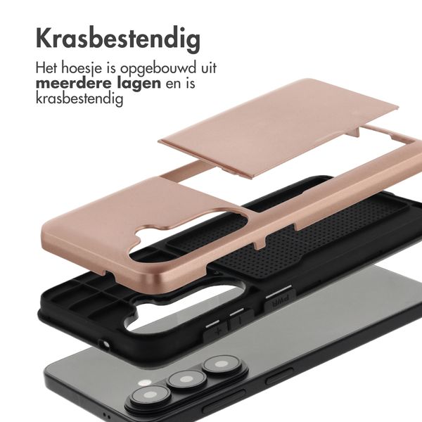 imoshion Backcover met pasjeshouder Samsung Galaxy S26 - Rose Gold